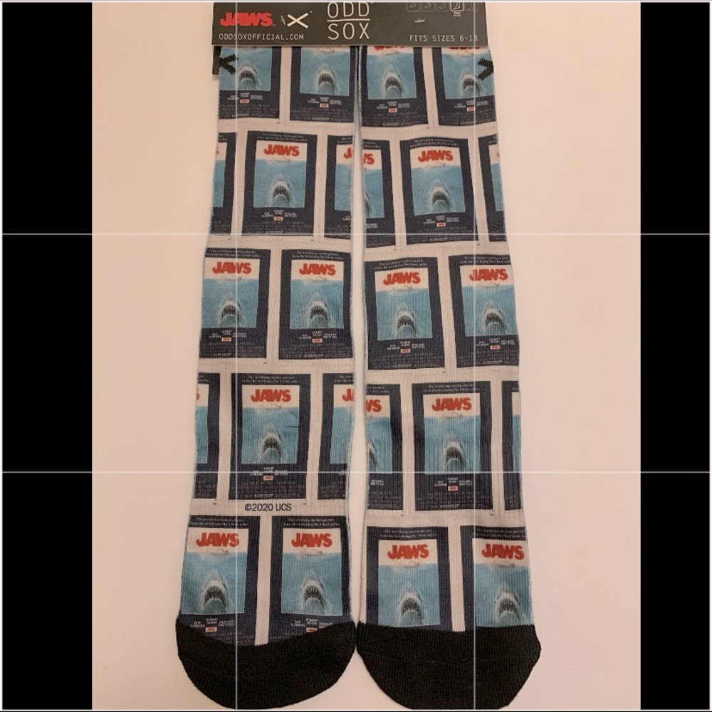 Jaws the Movie Design Socks